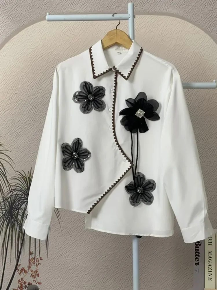 [READY STOCK]FADFAD Atasan kemeja mode baru lengan panjang gaya populer wanita