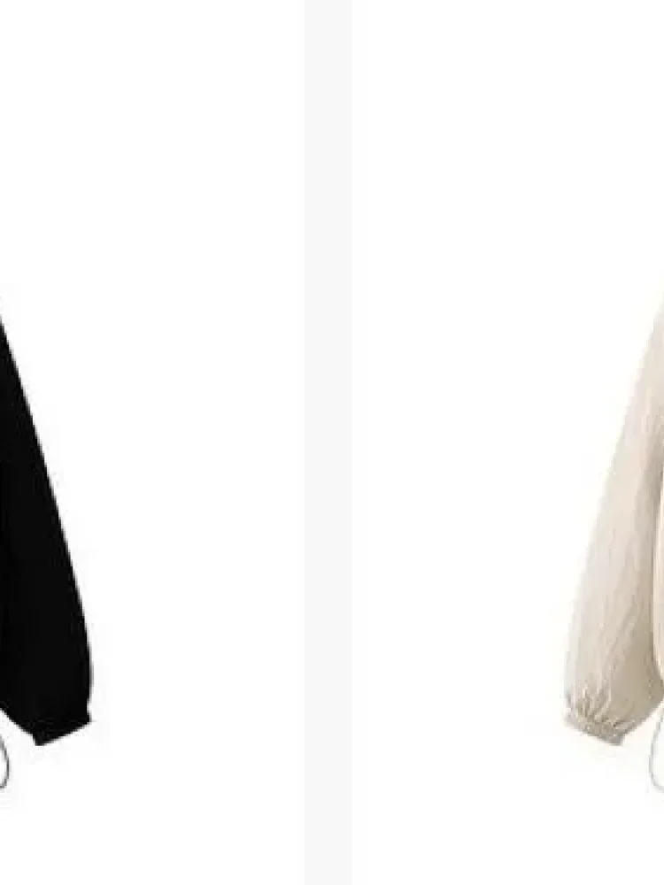 CHICMORE Atasan jaket pendek sporty kasual lengan panjang untuk wanita lembut longgar unik gaya casual elegant