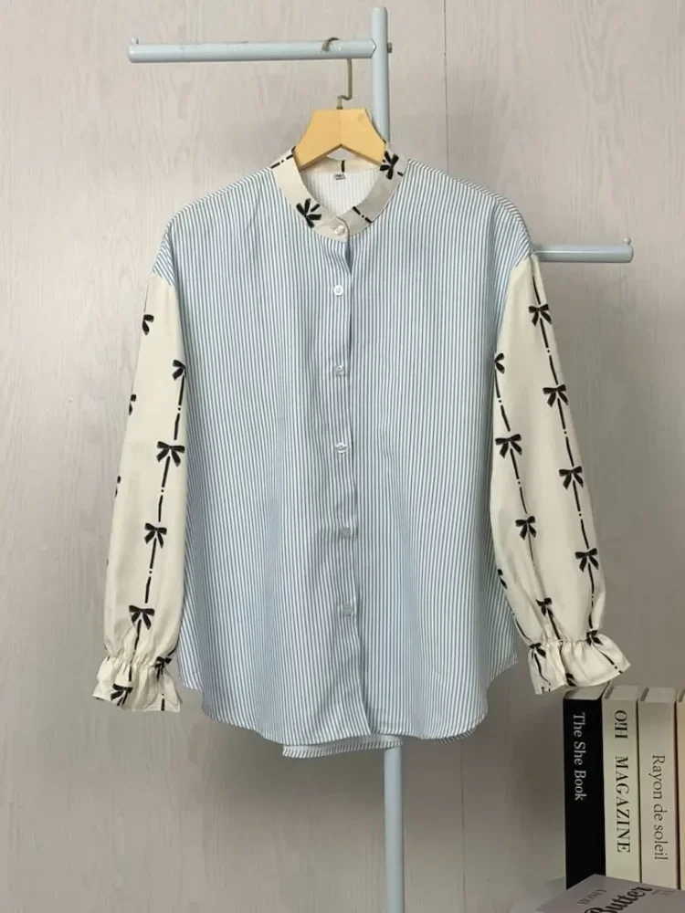 ASAYA Korean style colorful plaid fashion casual shirt