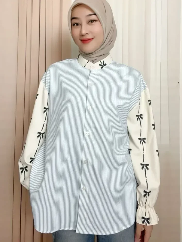 ASAYA Korean style colorful plaid fashion casual shirt