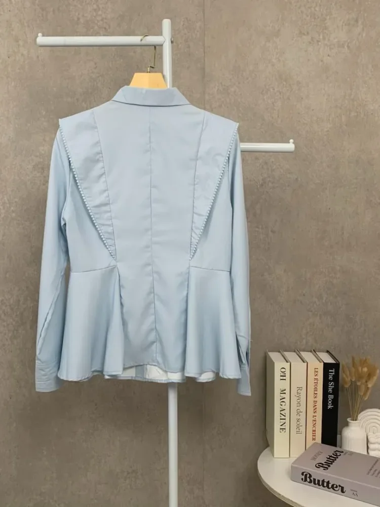 [DISKON KILAT]FADFAD Atasan kemeja lengan panjang model baru dan bergaya trendi casual untuk wanita elegant