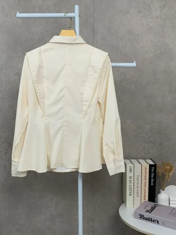 [DISKON KILAT]FADFAD Atasan kemeja lengan panjang model baru dan bergaya trendi casual untuk wanita elegant