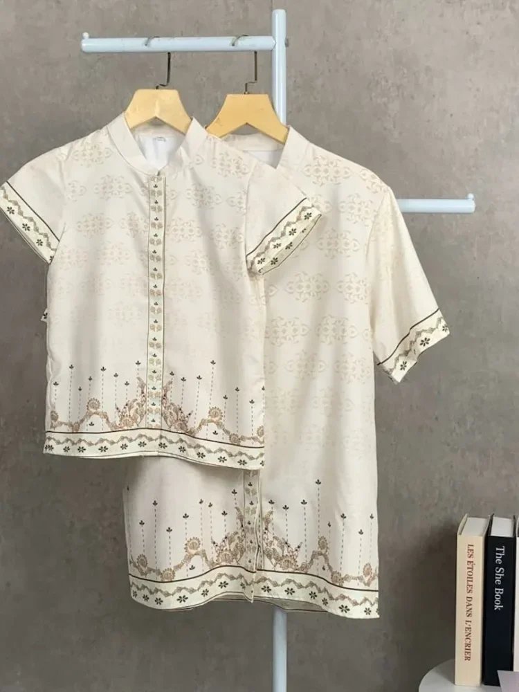 [DISKON KILAT]ASAYA Kaos lengan pendek pria dengan motif gaya