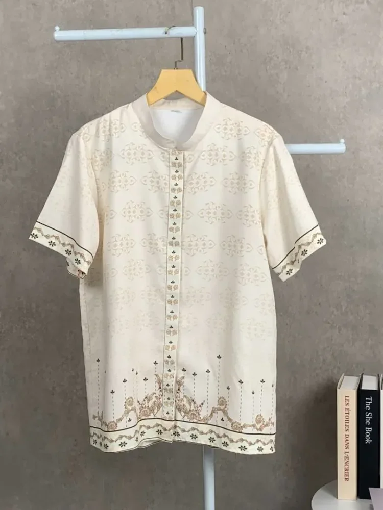 [DISKON KILAT]ASAYA Kaos lengan pendek pria dengan motif gaya