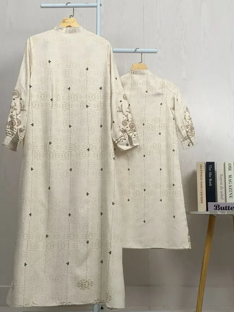 [DISKON KILAT]ASAYA Setelan ibu dan anak motif floral motif cetak premium gaya elegan modis kekinian untuk wanita