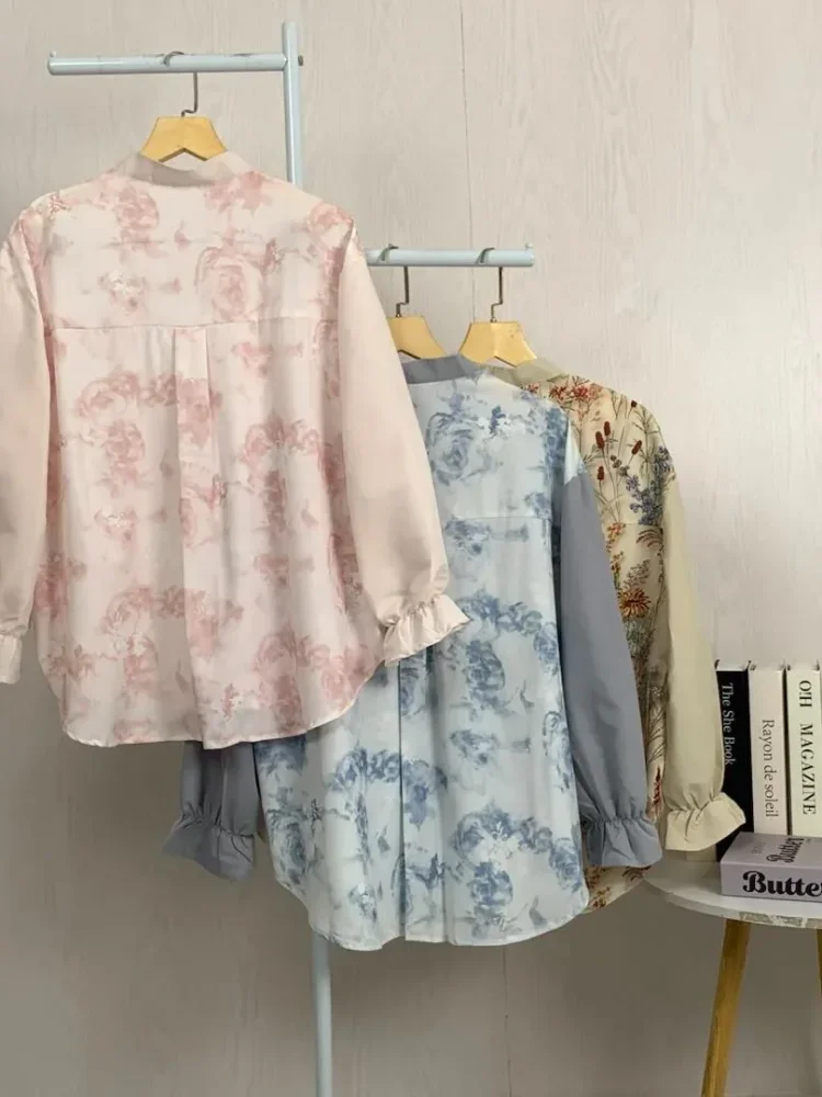 [READY STOCK]ASAYA Korean style colorful plaid fashion casual shirt