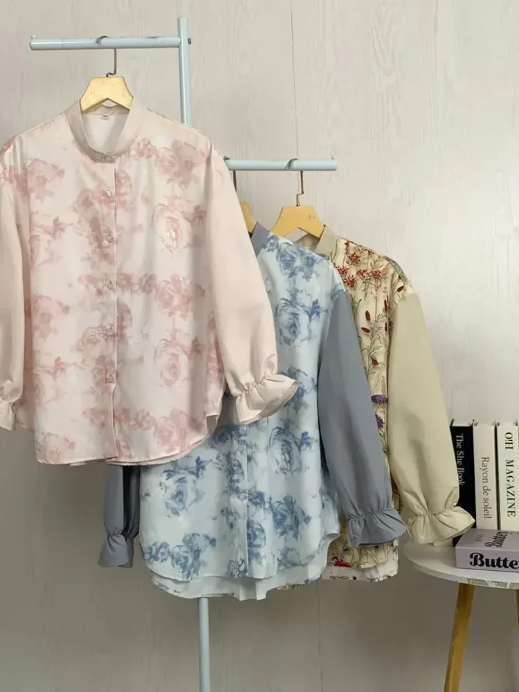 [READY STOCK]ASAYA Korean style colorful plaid fashion casual shirt