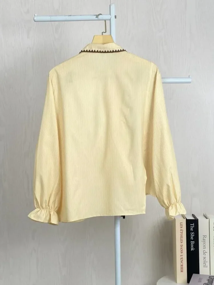 [READY STOCK]ASAYA Tiktokmawar31 atasan kemeja mode baru lengan panjang gaya populer wanita
