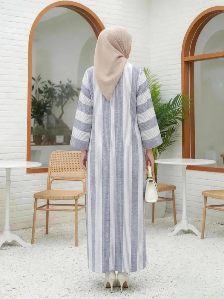[READY STOCK]ASAYA Gaun gaya elegan kasual lengan panjang dengan