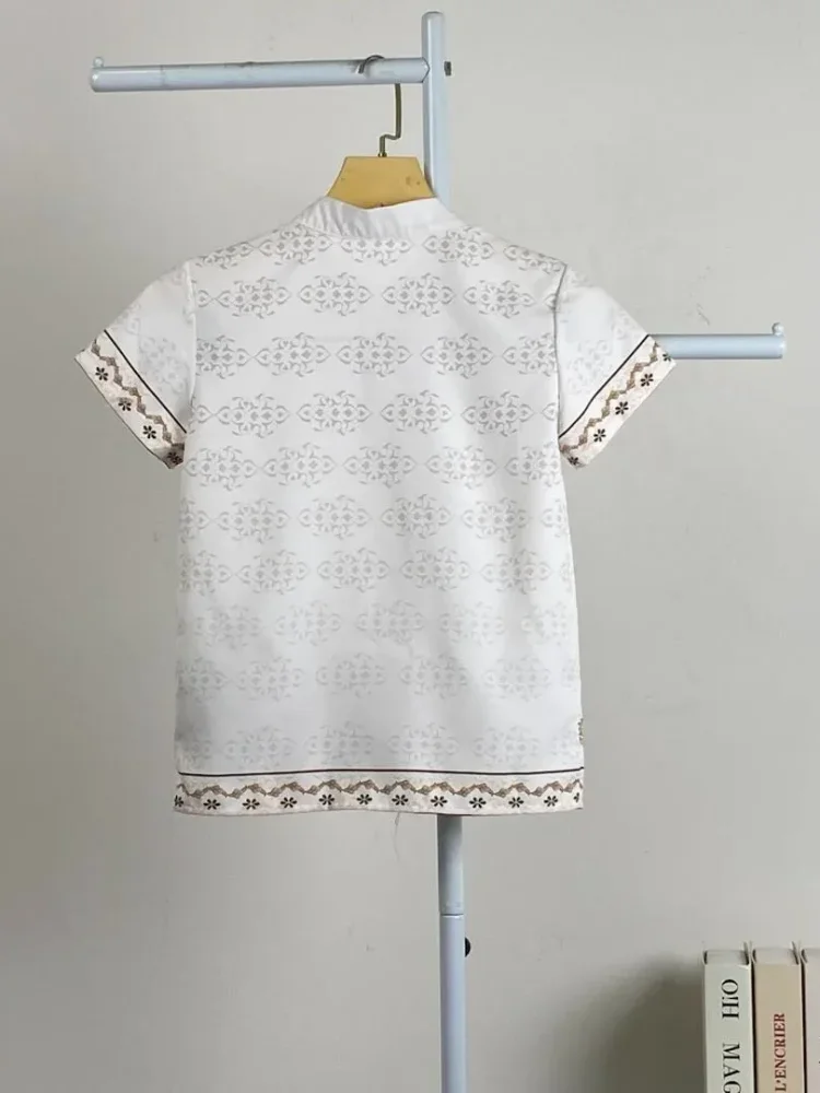 [DISKON KILAT]ASAYA Kaos lengan pendek pria dengan motif gaya