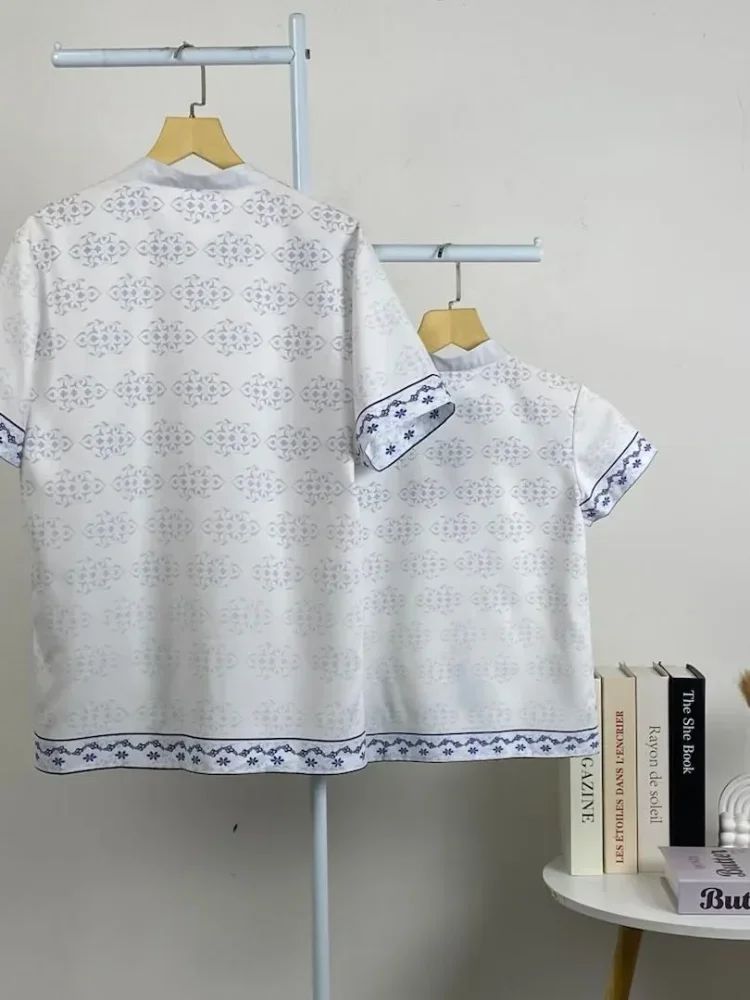 [DISKON KILAT]ASAYA Kaos lengan pendek pria dengan motif gaya