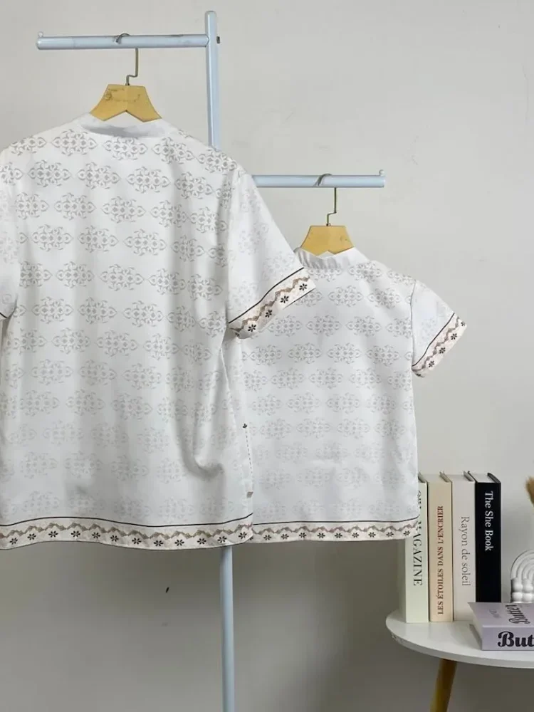 [DISKON KILAT]ASAYA Kaos lengan pendek pria dengan motif gaya