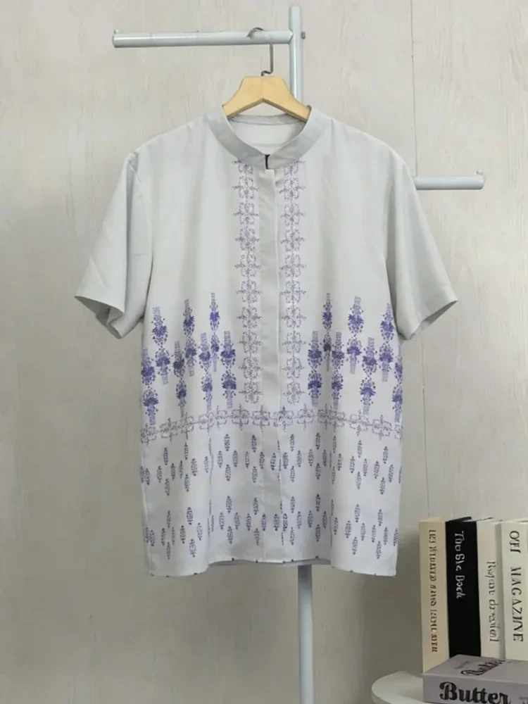 [DISKON KILAT]ASAYA Kaos lengan pendek pria dengan motif gaya