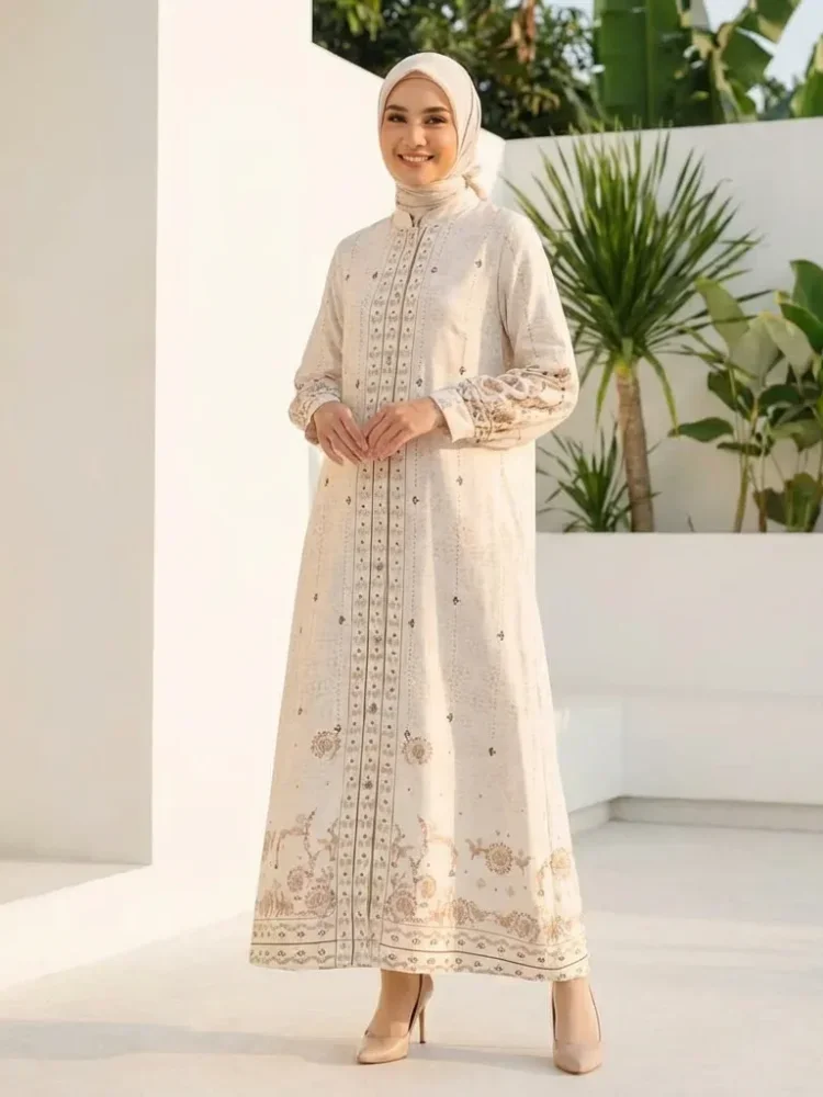 [DISKON KILAT]ASAYA Setelan ibu dan anak motif floral motif cetak premium gaya elegan modis kekinian untuk wanita