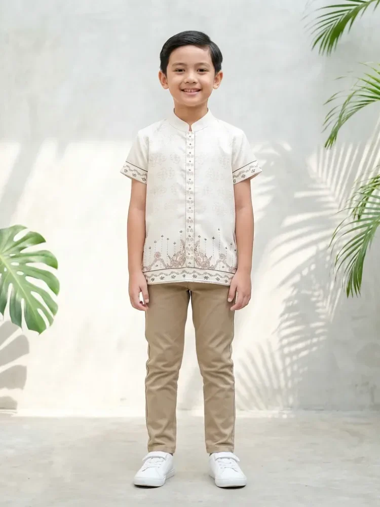 [DISKON KILAT]ASAYA Kaos lengan pendek pria dengan motif gaya