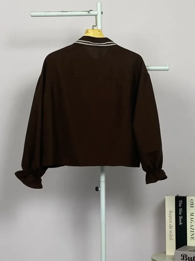 [DISKON KILAT]ASAYA Blouse wanita korea style desain bunga daun elegan nyaman banyak pilihan